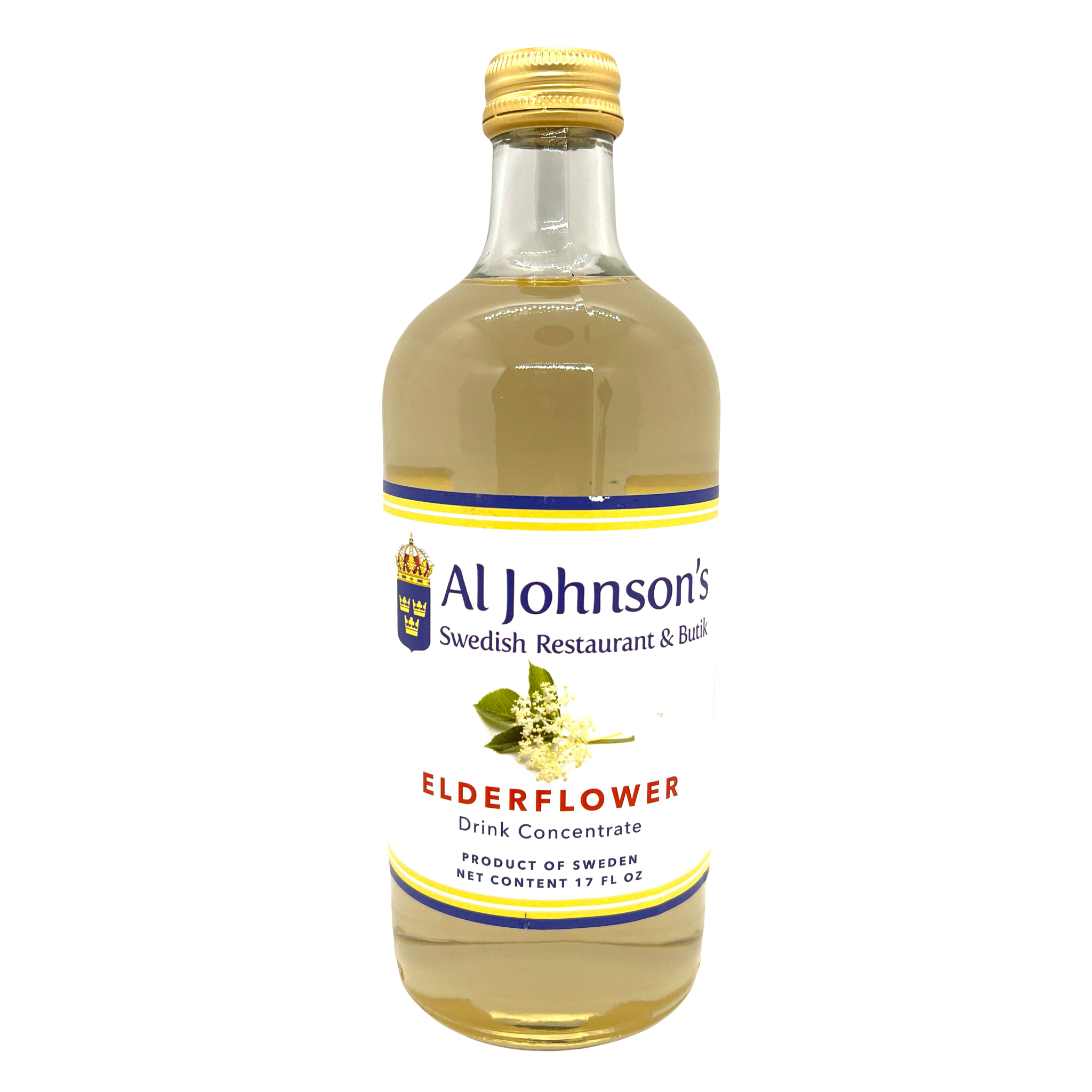 Al Johnson’s Swedish Elderflower Concentrate, 17 fl oz