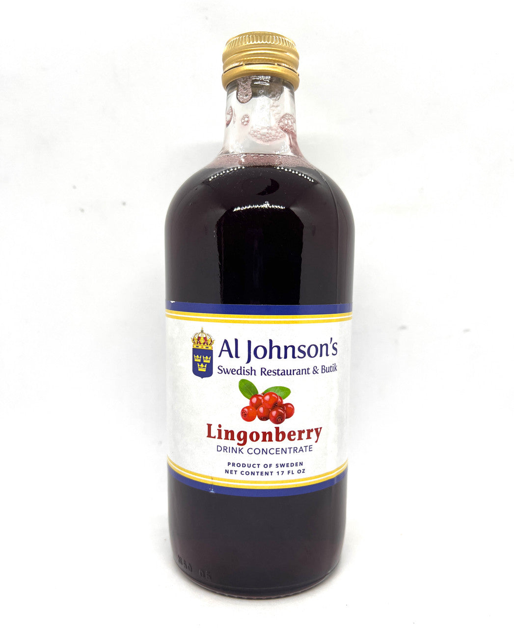 Al Johnson’s Swedish Lingonberry Concentrate, 17 fl oz